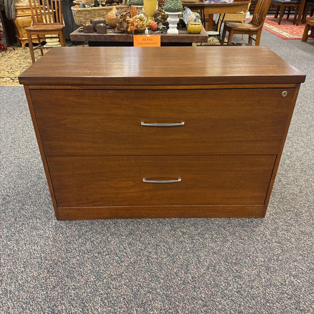 Wood File Cabinet (29x42x19)