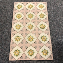 Load image into Gallery viewer, Floral Tapestry Rug with Black Boarder (47x28)
