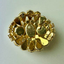 Load image into Gallery viewer, Vintage Juliana Easter Egg Glass Cabochon Rhinestone Brooch Pin (2&quot;)
