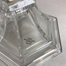 Load image into Gallery viewer, Set of 2 Avon 24% Full Lead Crystal Glass Candlesticks 7.75&quot; Candle Holders
