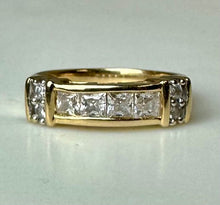 Load image into Gallery viewer, 14K Gold Cubic Zirconia Ring sz 6.5 (3.3g)
