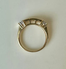 Load image into Gallery viewer, 14K Gold Cubic Zirconia Ring sz 6.5 (3.3g)
