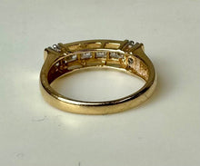 Load image into Gallery viewer, 14K Gold Cubic Zirconia Ring sz 6.5 (3.3g)
