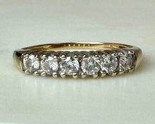 Load image into Gallery viewer, 10K Gold Cubic Zirconia Ring sz 6.75 (1.6g)
