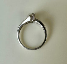Load image into Gallery viewer, 10K White Gold Diamond Ring sz 7 (3.2g)
