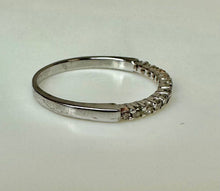 Load image into Gallery viewer, 10K White Gold Diamond Ring sz 7 As-Is (1.4g)
