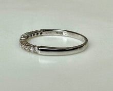 Load image into Gallery viewer, 10K White Gold Diamond Ring sz 7 As-Is (1.4g)
