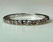 Load image into Gallery viewer, 10K White Gold Diamond Ring sz 7 As-Is (1.4g)
