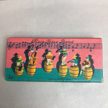 Load image into Gallery viewer, Vintage Wood &amp; Celluloid Rag Time Band Miniature Musician Figures Japan (2.5x5.5)
