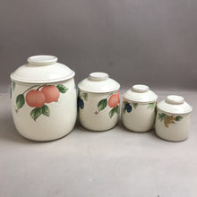 Load image into Gallery viewer, Mikasa Fruit Panorama 4 Piece Canister Set (7,5,4,3)
