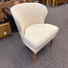 Load image into Gallery viewer, White Slipper Chair (34x30x27)
