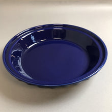 Load image into Gallery viewer, Chantal Fluted Pie Dish Scalloped Edge Ceramic Stoneware 11&quot; Glossy Cobalt Blue
