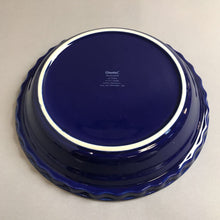 Load image into Gallery viewer, Chantal Fluted Pie Dish Scalloped Edge Ceramic Stoneware 11&quot; Glossy Cobalt Blue
