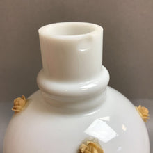 Load image into Gallery viewer, Vintage Miniature Oil Lamp, Pink Roses &amp; Gold Trim (6.75&quot;) (As-Is)
