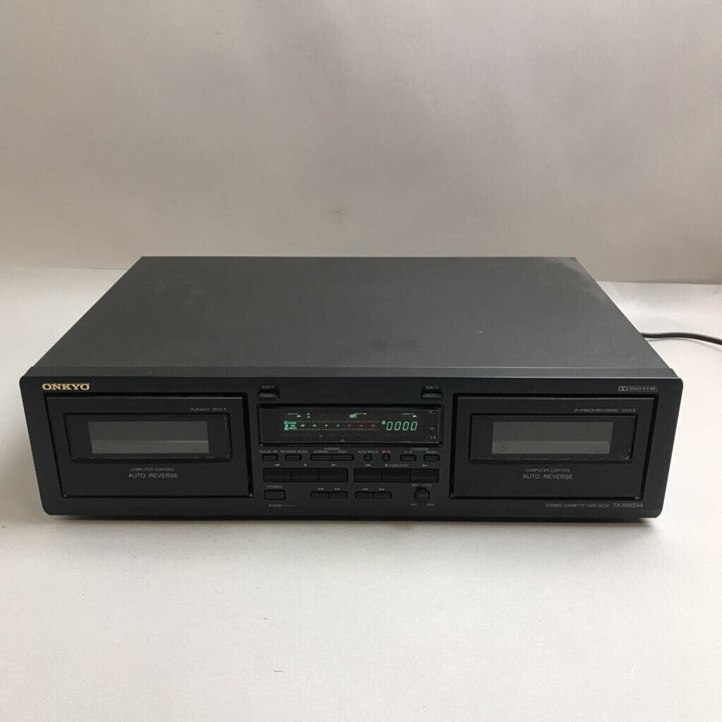 Onkyo #TA-RW244 Dual Tape Deck (4x17x11.5)