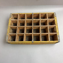 Load image into Gallery viewer, Vintage Yellow Coca Cola Wood Crate (4x19x12)
