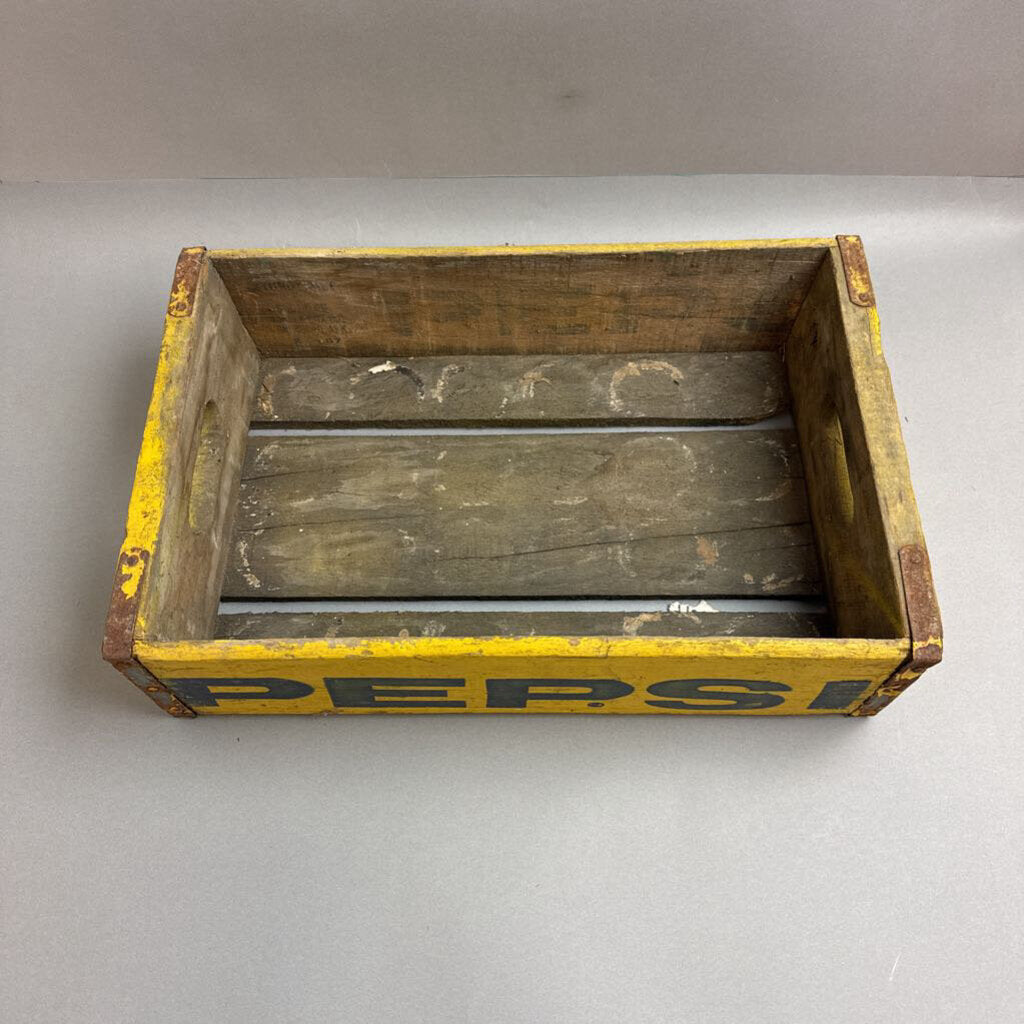 Vintage Pepsi Wood Crate (4x19x12)