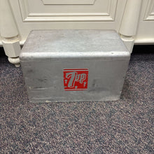 Load image into Gallery viewer, Vintage 7-Up Metal Ice Cooler (13x22x13)

