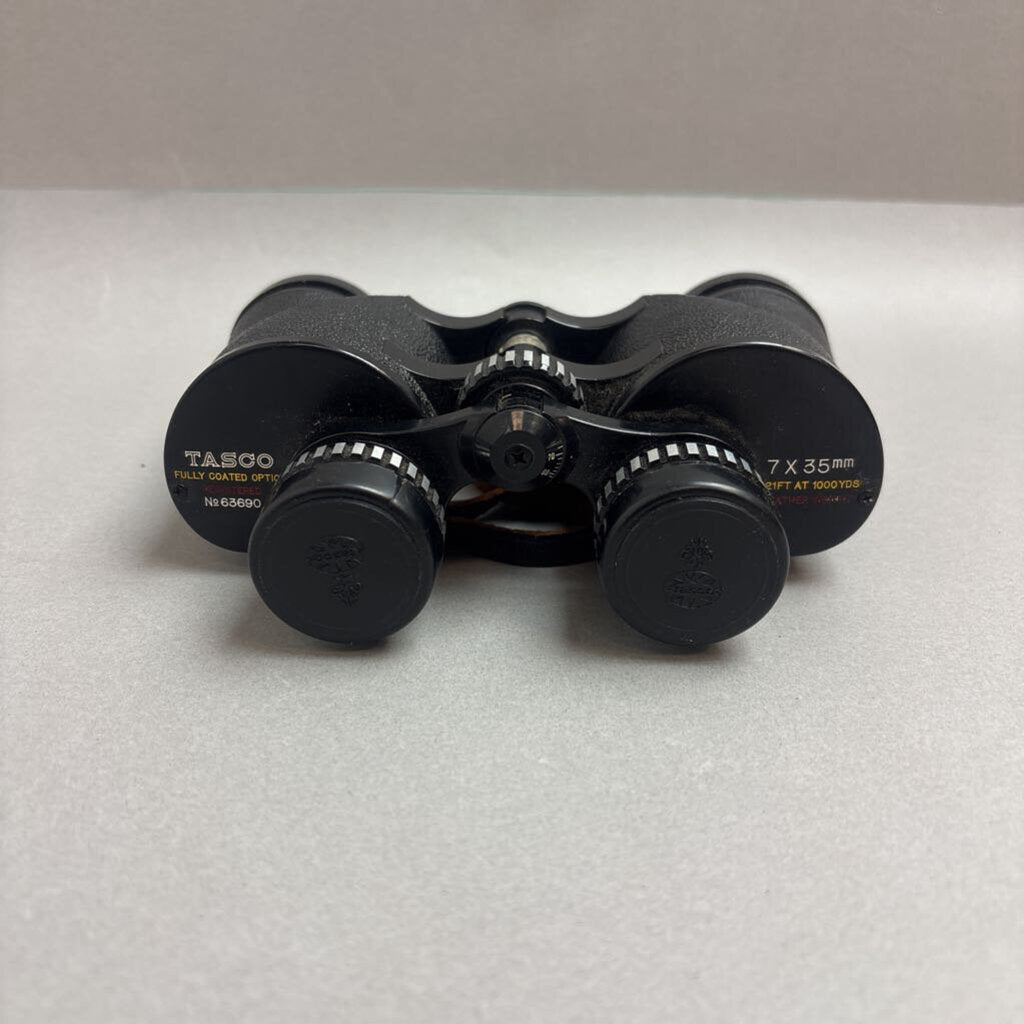 Vintage TASCO Binoculars 7x35 w/ Case (8x6)
