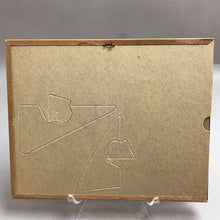 Load image into Gallery viewer, Framed Vintage Coby Birthday Card Kitty Cat Raised Design (8x10)
