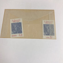 Load image into Gallery viewer, Liberty/Liberte Stamp &amp; Print signed by Peter B. Kaplan w/Certiricate (12x14)
