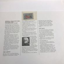 Load image into Gallery viewer, Signed 1985-86 Federal Duck Stamp Print With Stamp (12x14)
