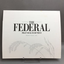 Load image into Gallery viewer, 1986 Federal Duck Stamp Print Burton E Moore Jr Artist Signed Stamp (12x14)
