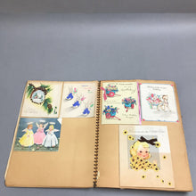 Load image into Gallery viewer, Vintage Scrap Book with Greeting Cards (12x9)
