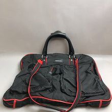 Load image into Gallery viewer, Vintage Adolfo Garment Bag Black Nylon Carry on Garment Bag 2 Hangers (Folded 19x21)

