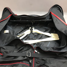 Load image into Gallery viewer, Vintage Adolfo Garment Bag Black Nylon Carry on Garment Bag 2 Hangers (Folded 19x21)
