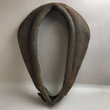 Load image into Gallery viewer, Antique Leather Horse Collar Harness Western Decor (29&quot;)
