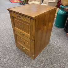 Load image into Gallery viewer, Oak 2 Drawer File Cabinet (30x23x19)

