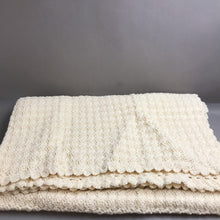 Load image into Gallery viewer, Cream Handmade Afghan (56x68)
