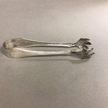 Load image into Gallery viewer, Antique Silver Plated Sugar/Ice Tongs with Claw Grips (6&quot;)
