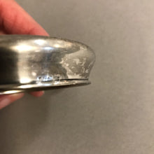 Load image into Gallery viewer, Antique Cut Crystal Dresser Vanity Jar Sterling Repousse Art Nouveau Lid Primros (3&quot;)
