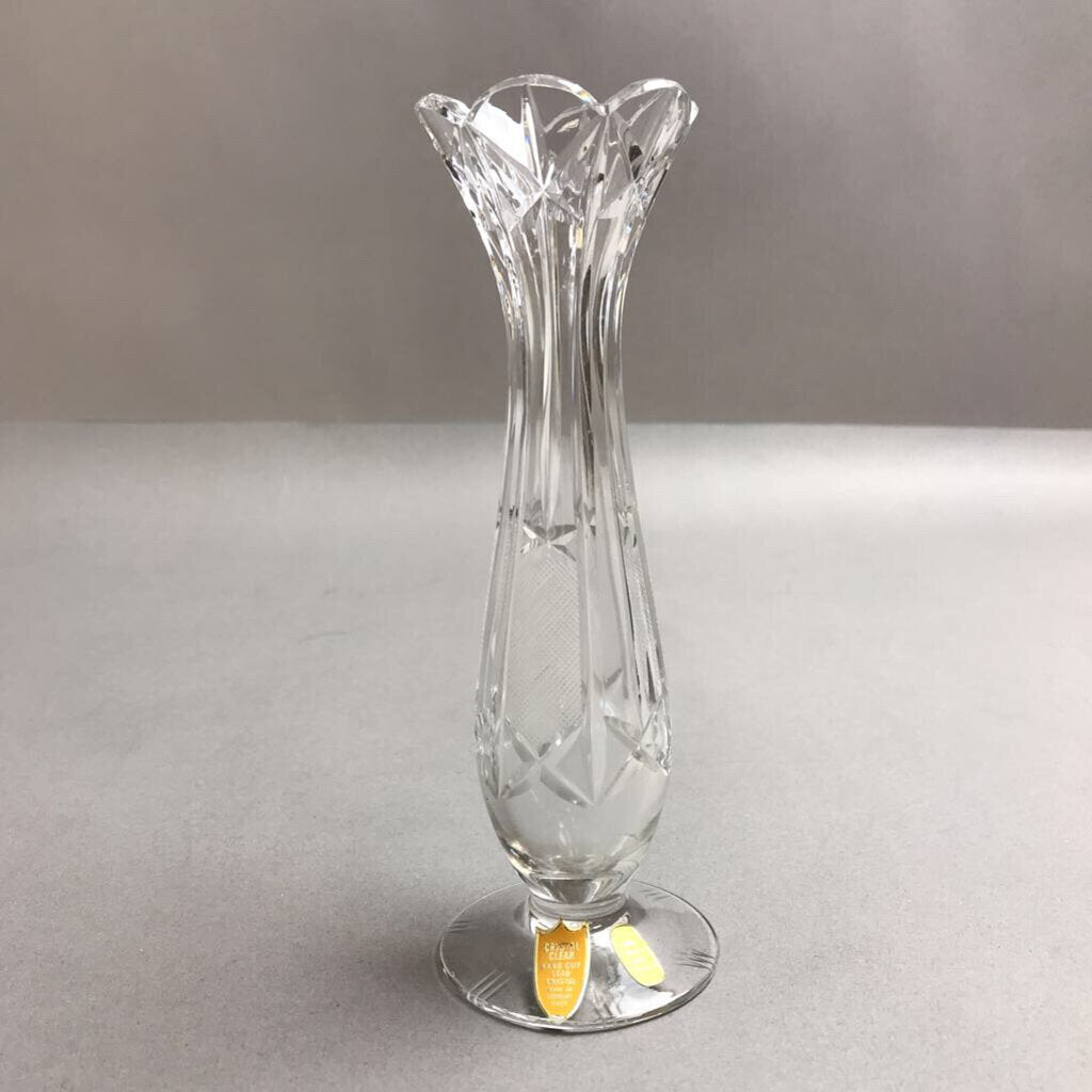 Made in Germany Hand Cut Lead Crystal Vase (7