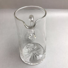 Load image into Gallery viewer, Vintage Star Pinwheel Clear Crystal Pitcher (8&quot;)
