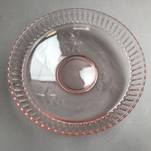 Load image into Gallery viewer, Vintage Pink Glass Serving Bowl Cut Out Lattice Design (3x11)
