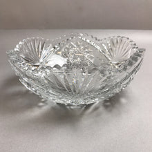 Load image into Gallery viewer, Antique American Brilliant Cut Glass Bowl Hobstar (3.5x9)
