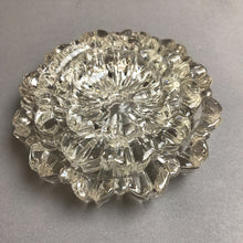 Load image into Gallery viewer, Hazel Atlas Set of 3 Vintage Nesting Ashtrays Clear Glass Round Scalloped
