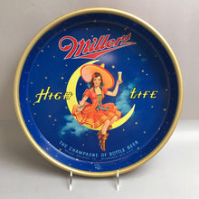 Load image into Gallery viewer, Vintage Miller High Life Cocktail Serving Tray (12&quot;)
