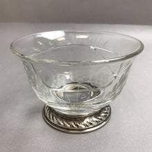 Load image into Gallery viewer, Glass Divided Bowl with Sterling Silver Base (3x5)(As Is)

