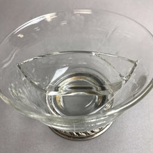 Load image into Gallery viewer, Glass Divided Bowl with Sterling Silver Base (3x5)(As Is)
