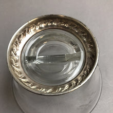 Load image into Gallery viewer, Glass Divided Bowl with Sterling Silver Base (3x5)(As Is)
