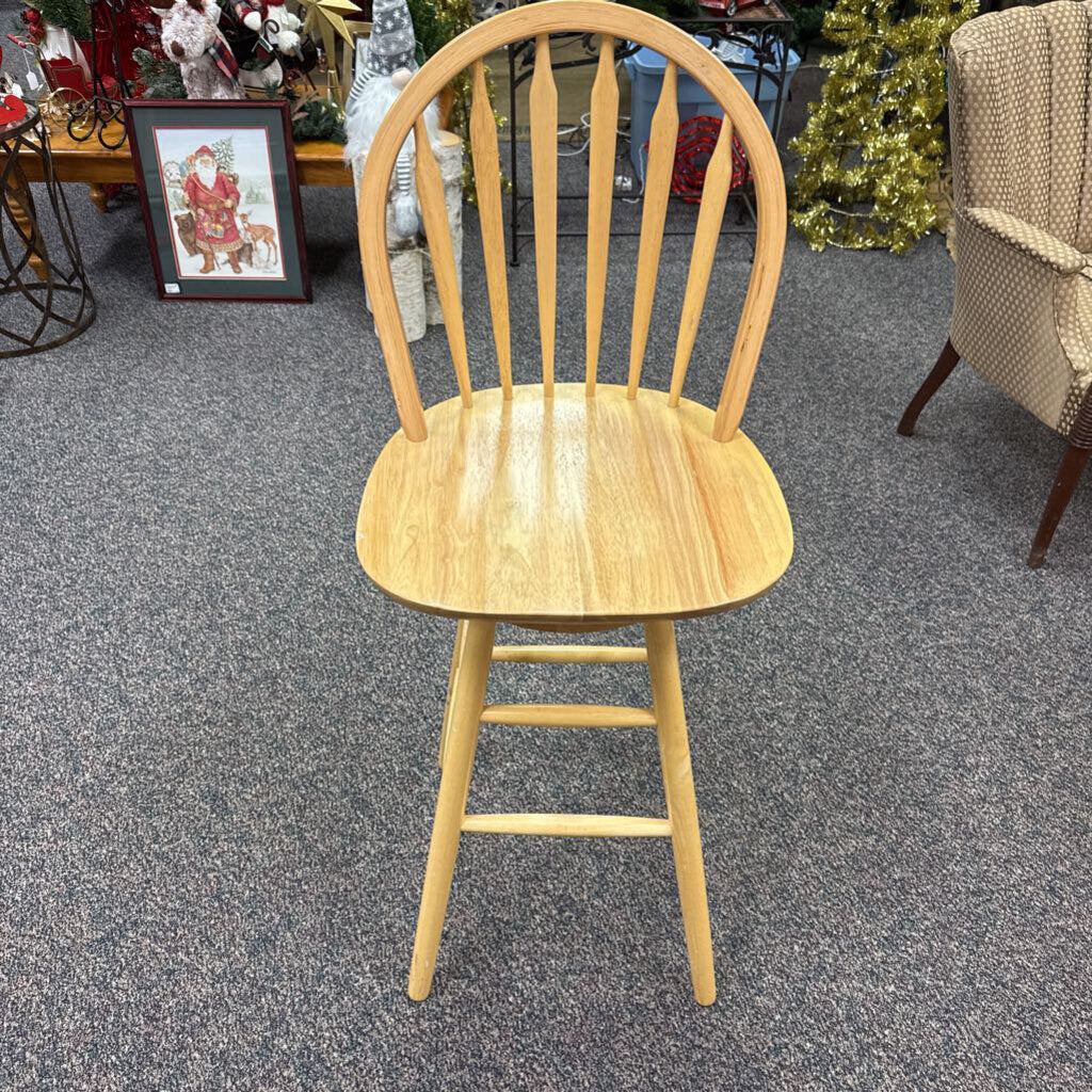 Wood Bar Chair (46x18x17) 4 Available