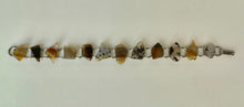 Load image into Gallery viewer, Vintage Agate Slice Link Bracelet (8")
