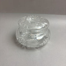 Load image into Gallery viewer, Cut Crystal Vanity Jar (3x5) AS IS
