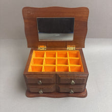 Load image into Gallery viewer, Vintage Centurion Mini Dresser Style Wood Jewelry Box (7x5x4)
