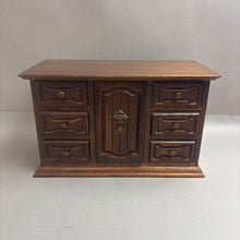 Load image into Gallery viewer, Vintage Dresser Style Jewelry Box (13x8x6)
