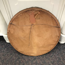 Load image into Gallery viewer, Antique Round Gold Framed Mirror (26&quot;)
